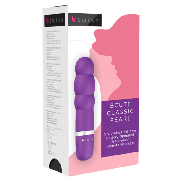 B Swish - bcute Classic Vibrator Pearl Paars - Afbeelding 2