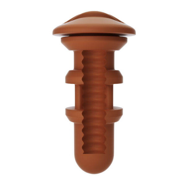 Autoblow - A.I. Silicone Mouth Sleeve Bruin - Afbeelding 2