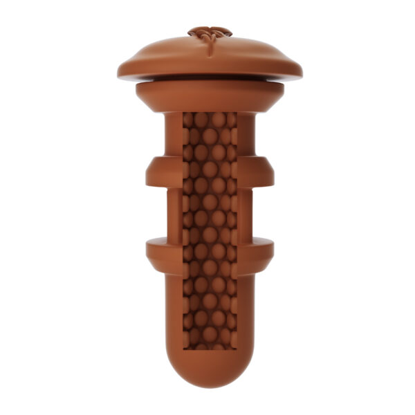 Autoblow - A.I. Silicone Vagina Sleeve Bruin - Afbeelding 2