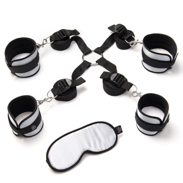 Fifty Shades of Grey - Bed Restraints Kit Zwart - Afbeelding 2