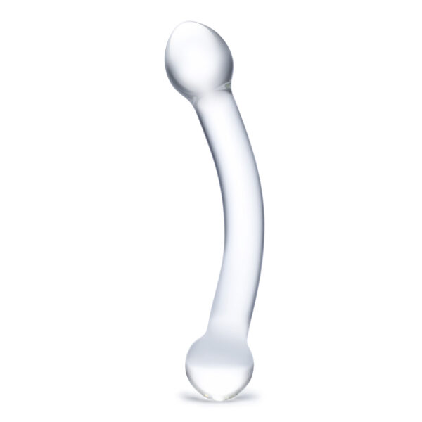 Glas - Curved G-Spot Stimulator Glazen Dildo - Afbeelding 3