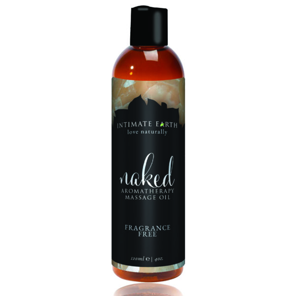 Intimate Earth - Massage Olie Naked Unscented 120 ml - Afbeelding 2