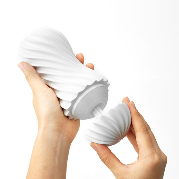 Tenga - Flex Masturbatie Sleeve Rocky Zwart - Afbeelding 2