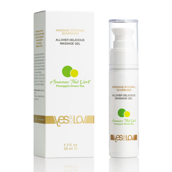 YESforLOV - Allover Delicious Massage Gel Pineapple Green Tea - Afbeelding 2