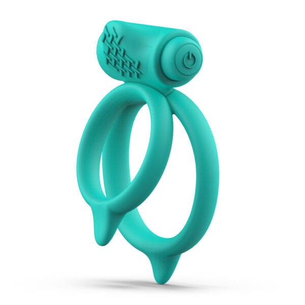 B Swish - bcharmed Basic Plus Dual Penisring Groen - Afbeelding 3