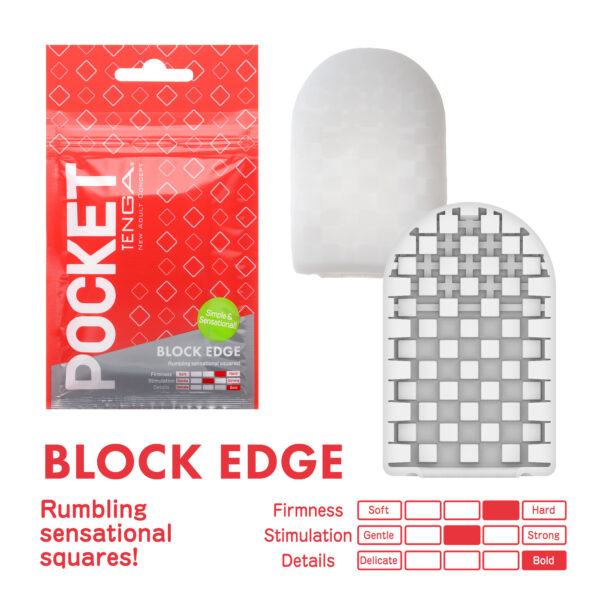 Tenga - Pocket Stroker Block Edge - Afbeelding 2