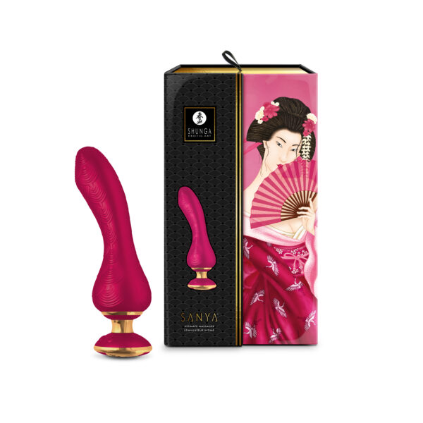 Shunga - Sanya Intimate Massager Raspberry - Afbeelding 3