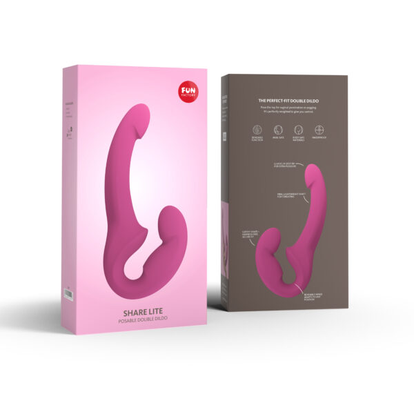 Fun Factory - Share Lite Double Dildo Blackberry - Afbeelding 2
