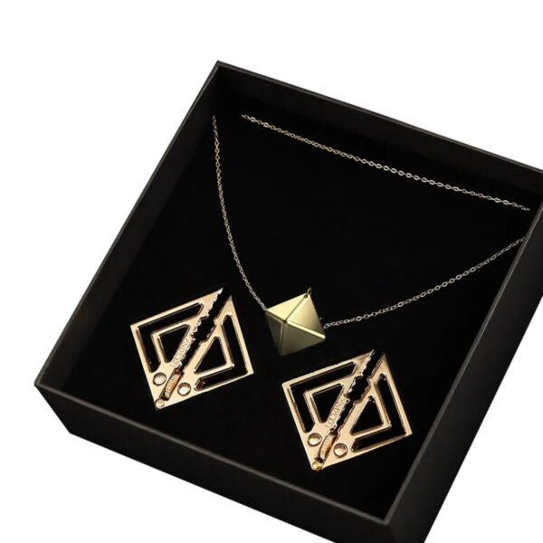 LOCKINK - Adjustable Nipple Clamps with Heavy Pendant Gold - Afbeelding 2