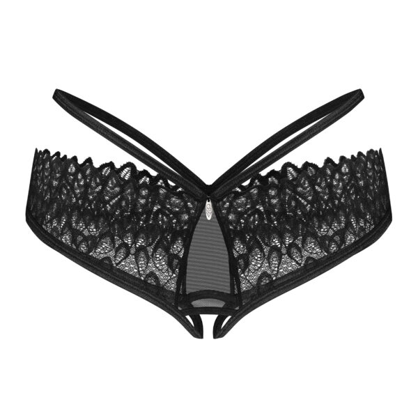 Obsessive - Donarella Crotchless Panties Black XS/S - Afbeelding 2