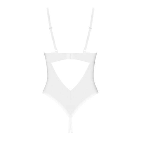 Obsessive - Alissium crotchless teddy White XS/S