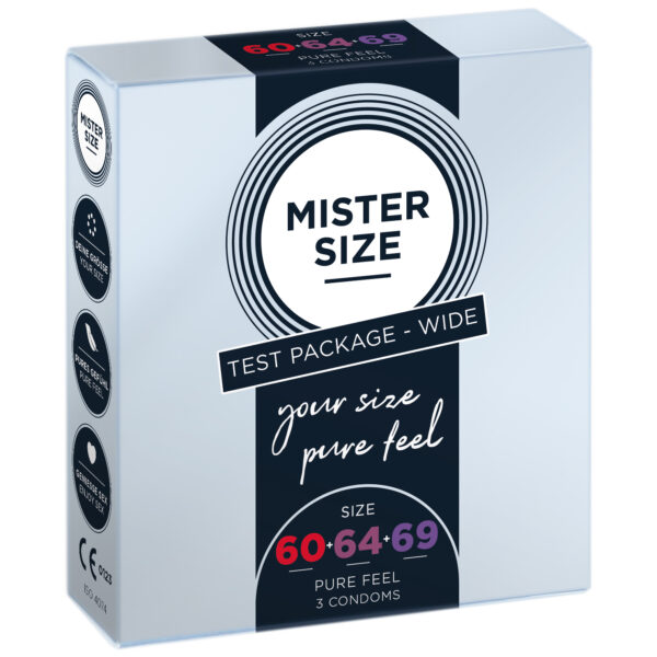 Mister Size - Test Box Condom Size 60-64-69 (XL/XXL/XXXL) 3 condoms - Afbeelding 3
