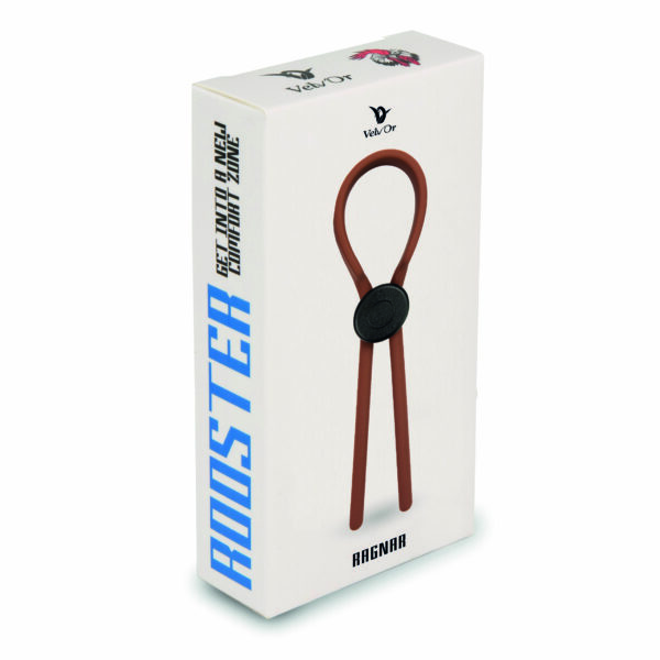 Velv'Or - Rooster Ragnar Lasso Design Cock Ring Bruin - Afbeelding 2
